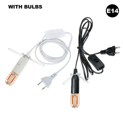 Minimalist black decorative lamp cord with dimmer switch bedroom light