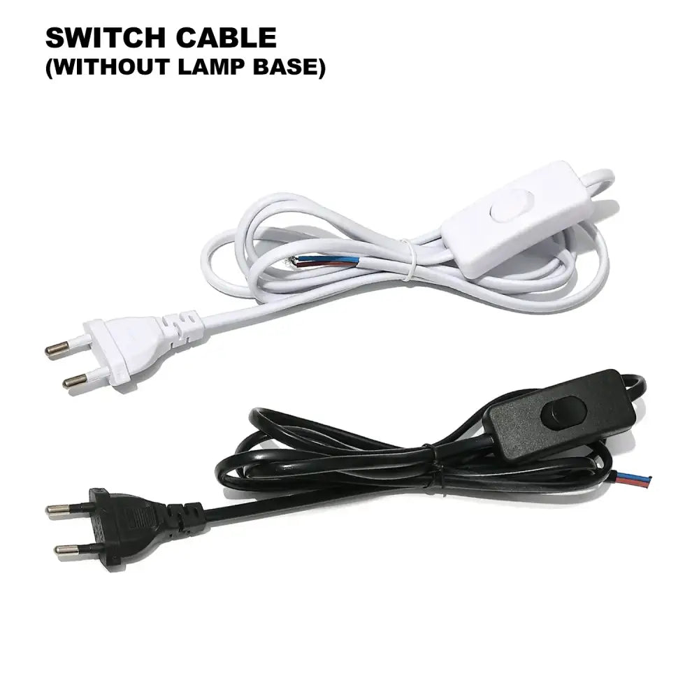 Minimalist black decorative lamp cord with dimmer switch bedroom light