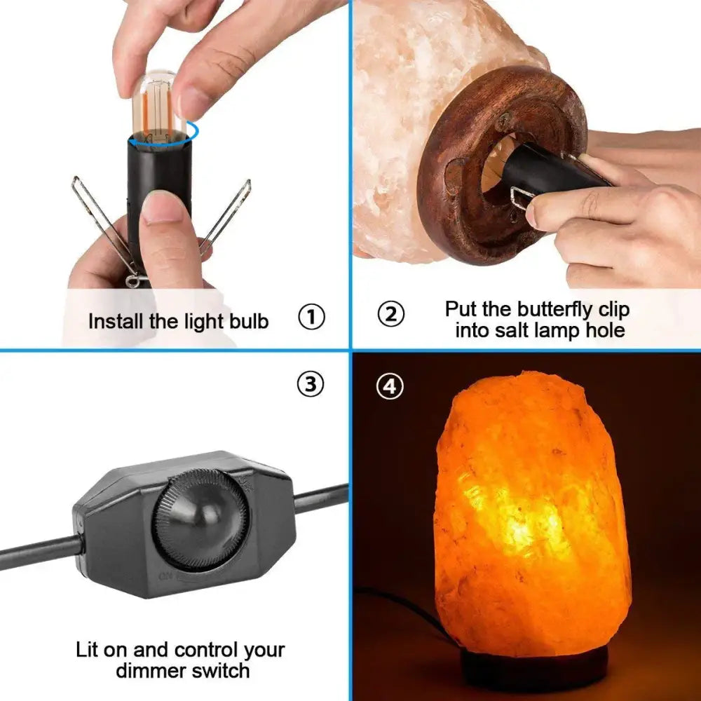 Minimalist black decorative lamp cord with dimmer switch bedroom light