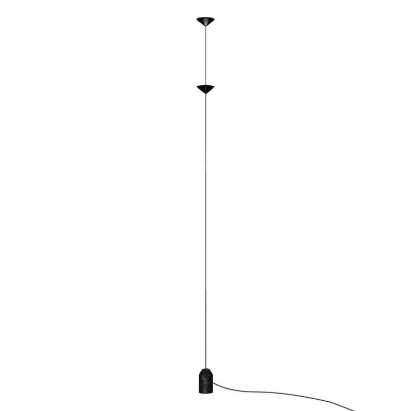 Minimalist black cone design floor lamp living room light