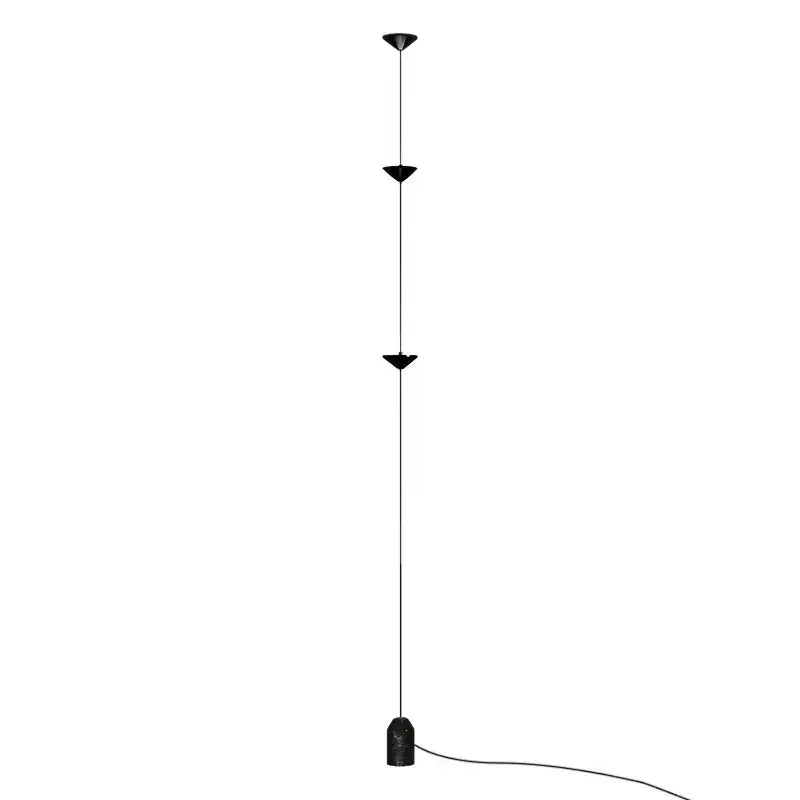 Minimalist black cone design floor lamp living room light