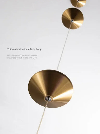 Minimalist black cone design floor lamp living room light