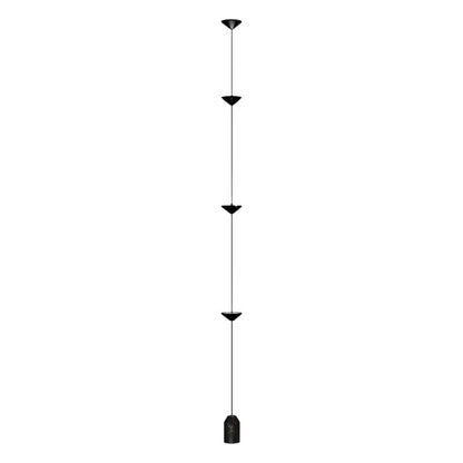 Minimalist black cone design floor lamp living room light