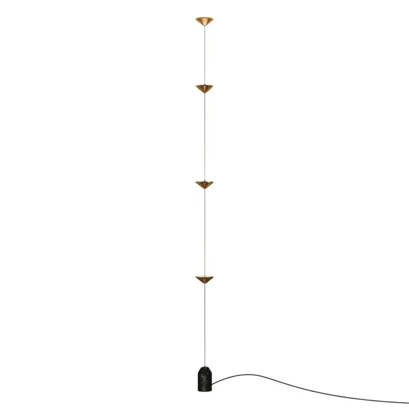 Minimalist black cone design floor lamp living room light