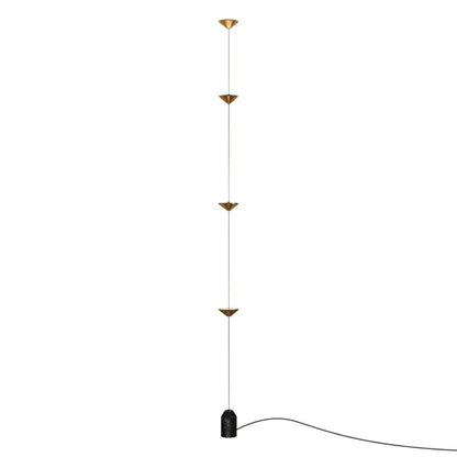 Minimalist black cone design floor lamp living room light