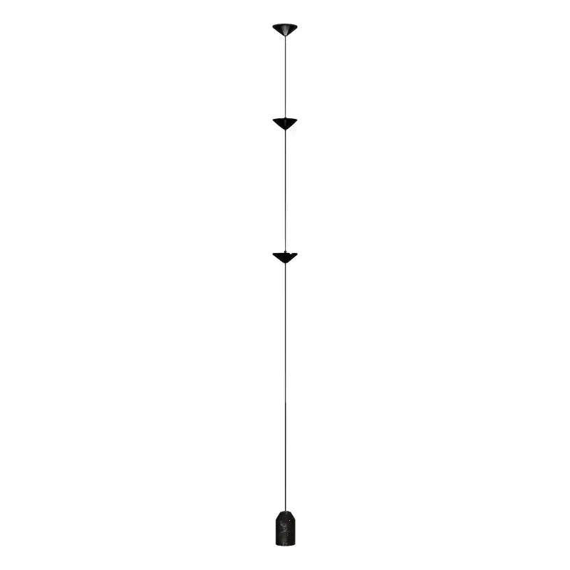 Minimalist black cone design floor lamp living room light