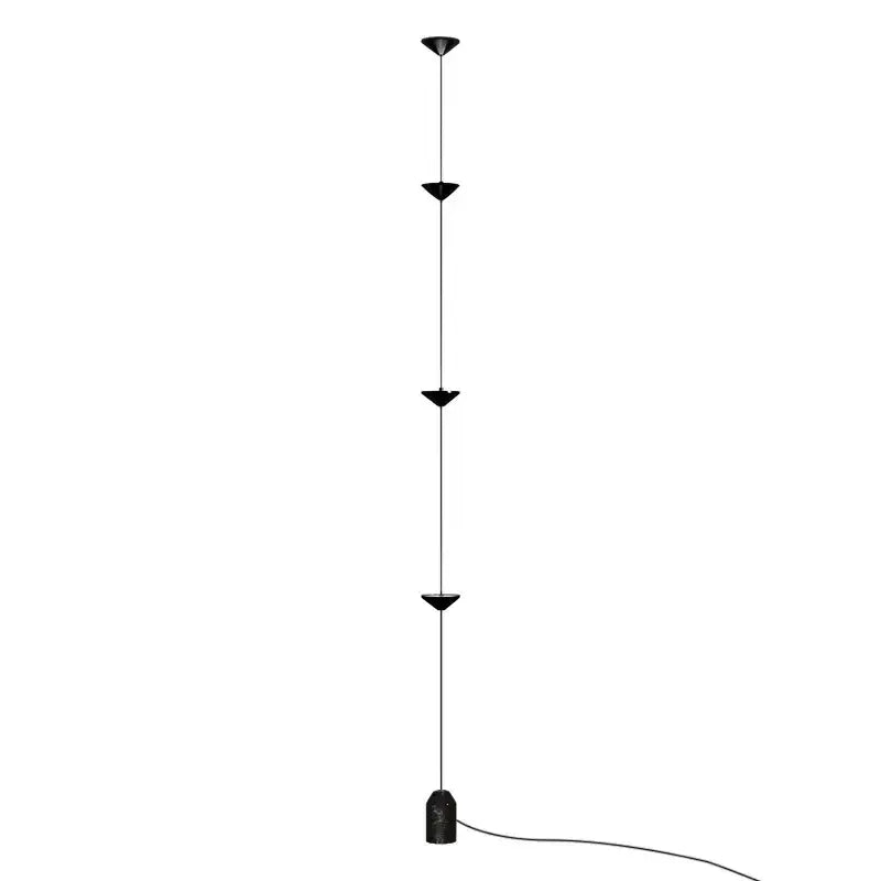 Minimalist black cone design floor lamp living room light