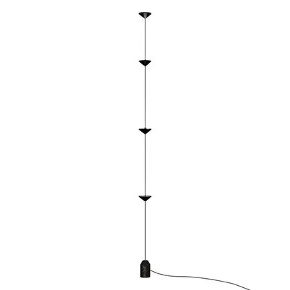 Minimalist black cone design floor lamp living room light