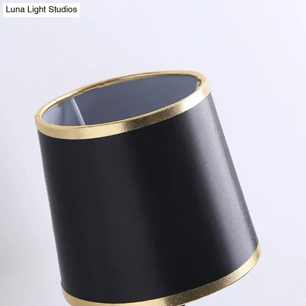 Minimalist black & flaxen sconce light for bedroom 110v-120v 220v-240v