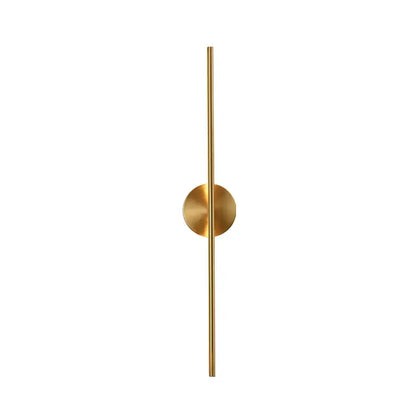 Minimalist black & gold copper wall sconce lamps for bathroom