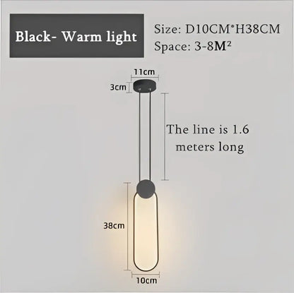 Minimalist black & gold crystal led pendant lights kitchen set of 3