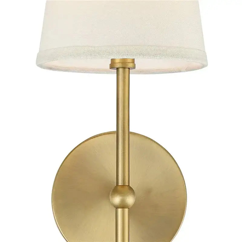 Minimalist black & gold led wall lamp for bedroom