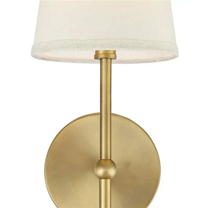 Minimalist black & gold led wall lamp for bedroom