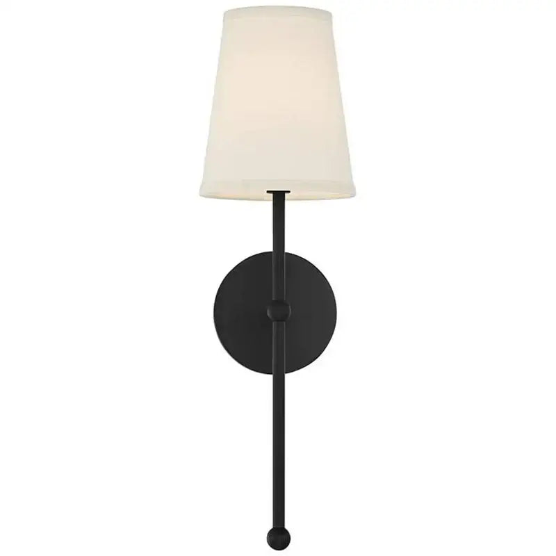 Minimalist black & gold led wall lamp for bedroom