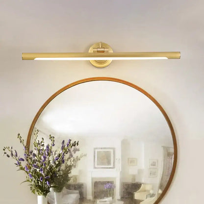 Minimalist black & gold led wall sconce bedroom 110v-120v light