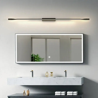 Minimalist black & gold led wall sconce for living room bedroom