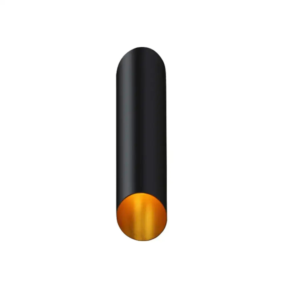 Minimalist black & gold wall light for corridor and bedroom