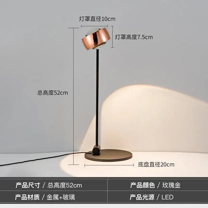 Minimalist black induction dimming floor lamp for living room