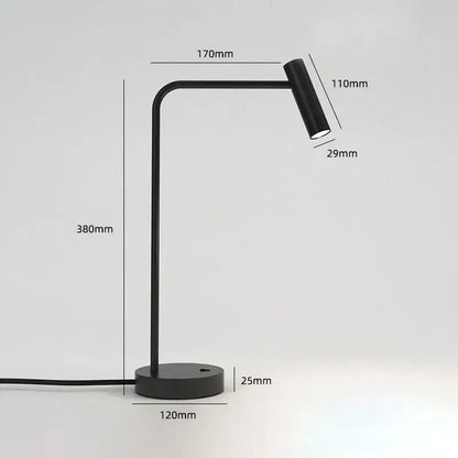 Minimalist black led dimmable floor lamp for living room