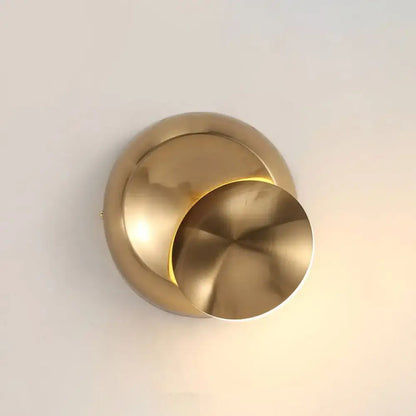 Minimalist black moon shaped sconce lighting – bedroom wall lamp