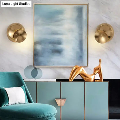 Minimalist black moon shaped sconce lighting – bedroom wall lamp