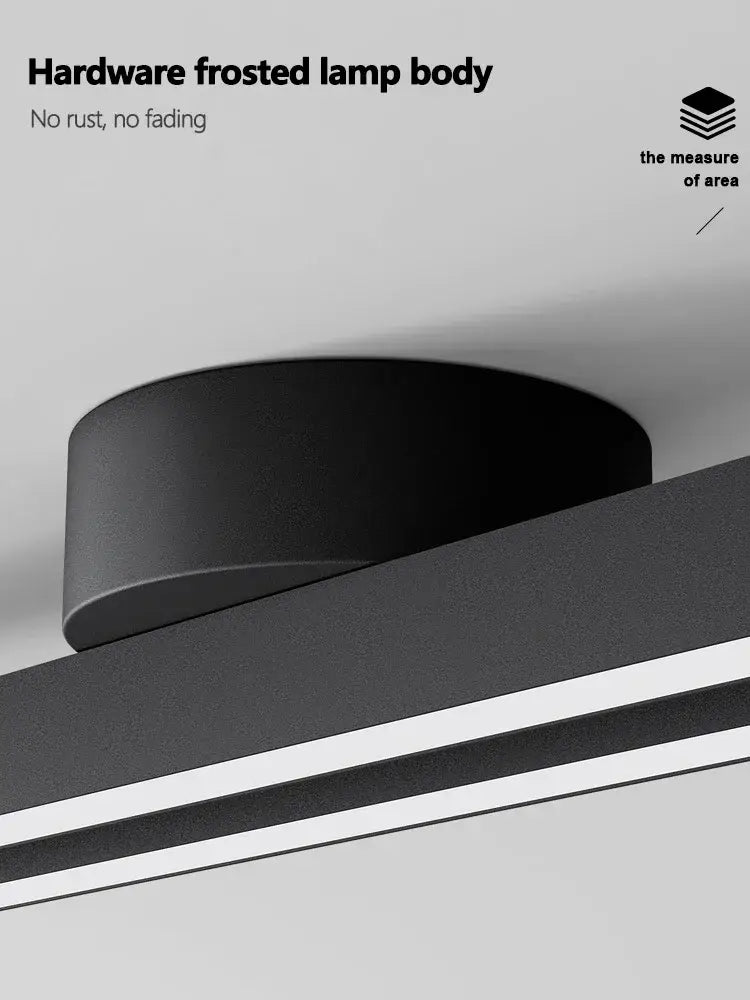 Minimalist black nordic ceiling light for living room