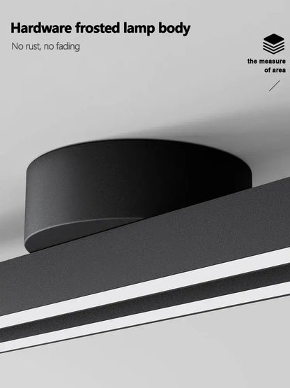 Minimalist black nordic ceiling light for living room