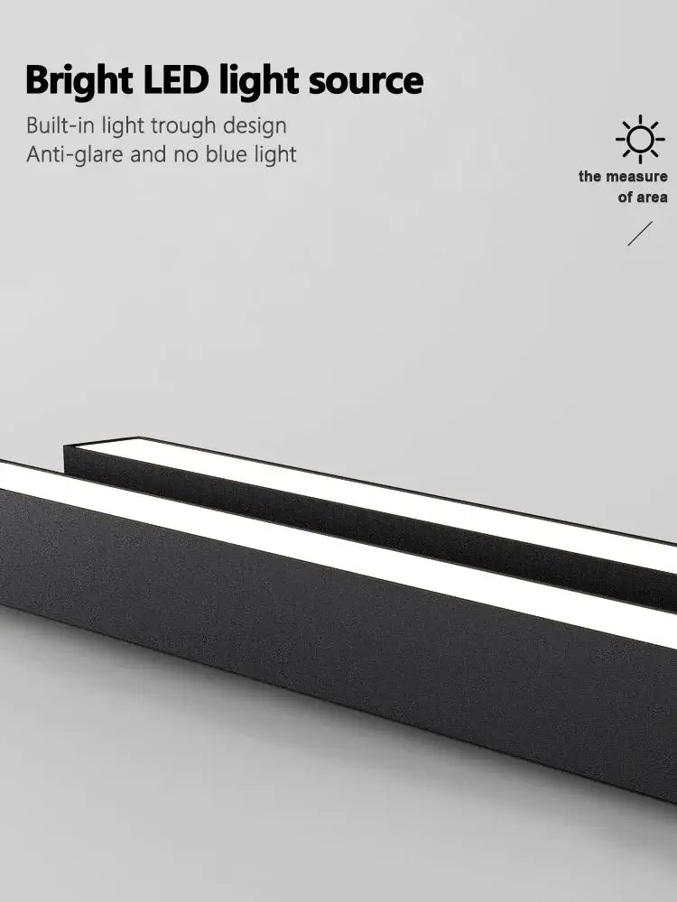 Minimalist black nordic ceiling light for living room