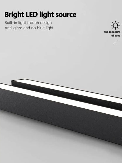 Minimalist black nordic ceiling light for living room