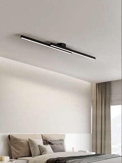 Minimalist black nordic ceiling light for living room