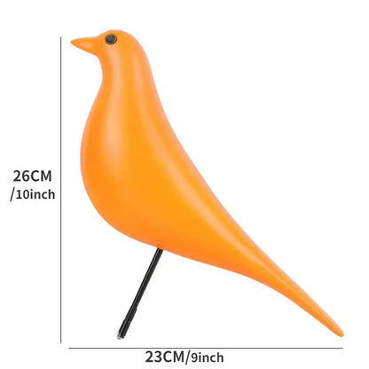 Minimalist black & white bird peace dove resin craft living room decor