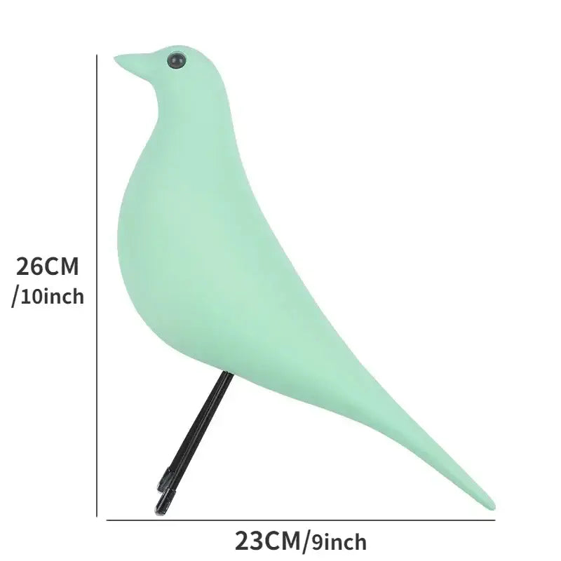 Minimalist black & white bird peace dove resin craft living room decor