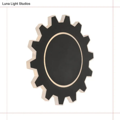 Minimalist black & white led wall sconce bedroom warm white light