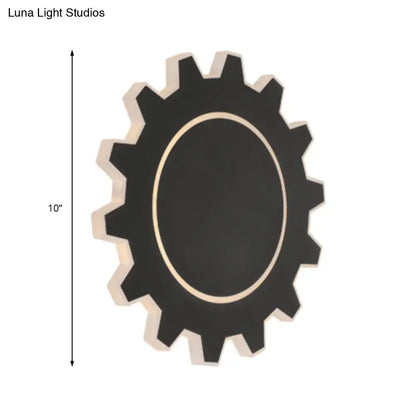 Minimalist black & white led wall sconce bedroom warm white light