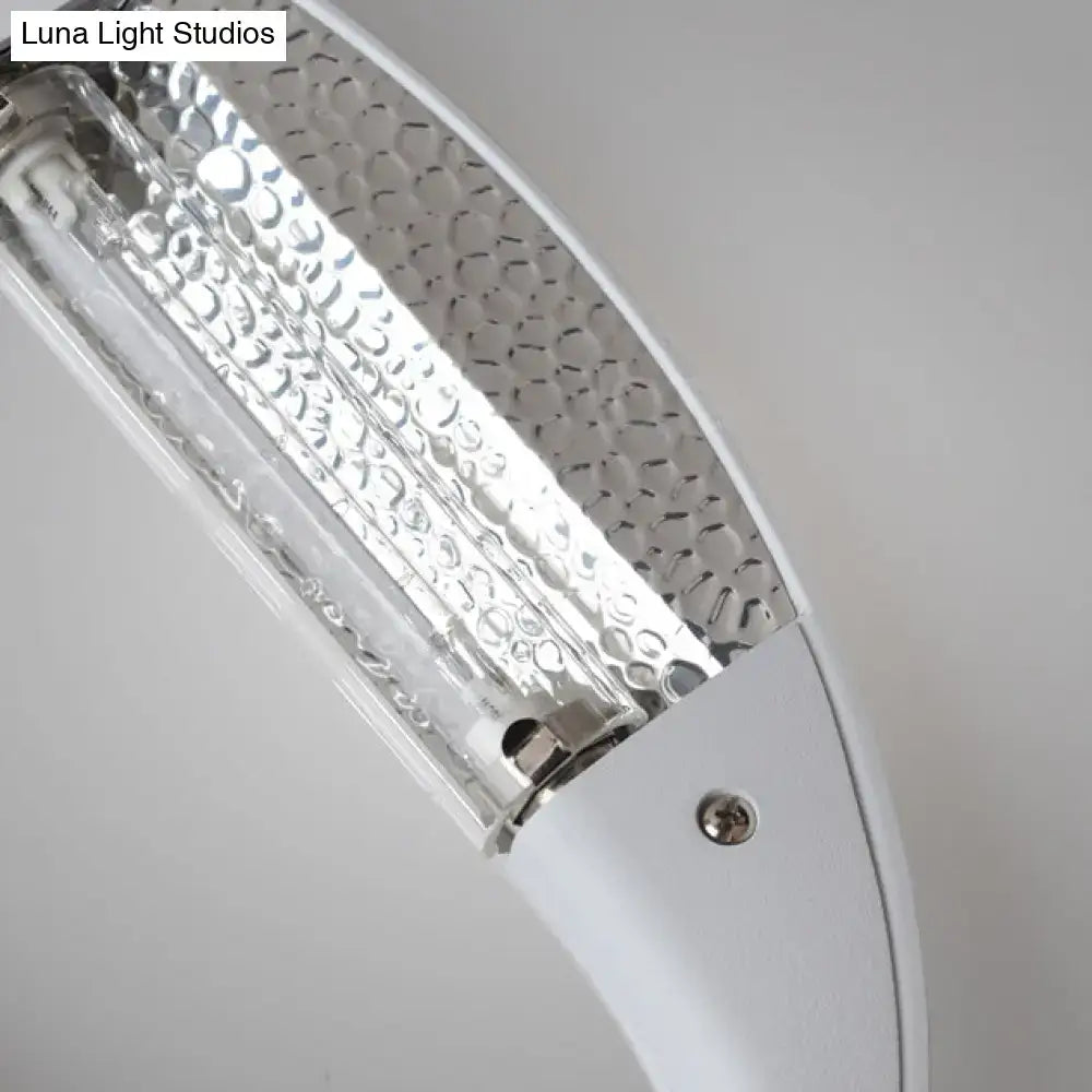 Minimalist black & white oval led wall sconce – bedroom wall light