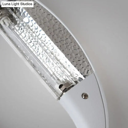 Minimalist black & white oval led wall sconce – bedroom wall light