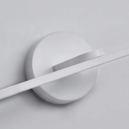 Minimalist brass elliptical wall light for bathroom sconce fixture