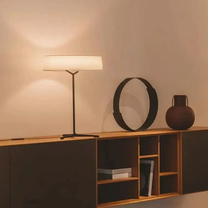 Minimalist bronze italian design fabric floor lamp for living room