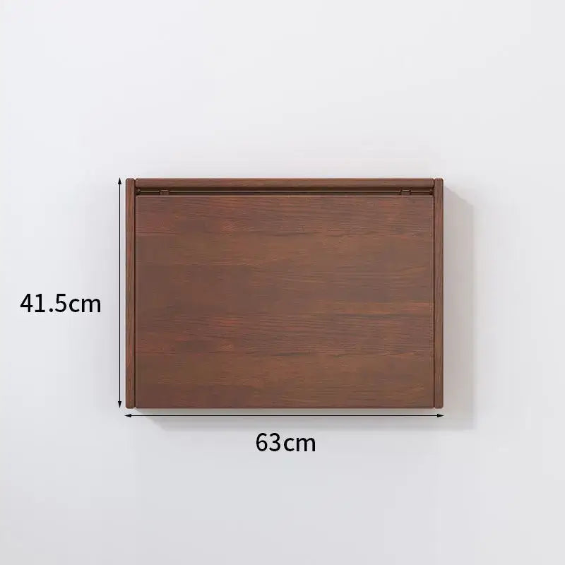 Minimalist brown wooden corner computer desk folding table bedroom