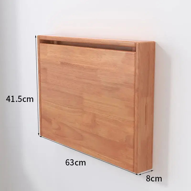 Minimalist brown wooden corner computer desk folding table bedroom