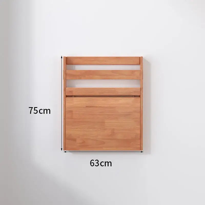 Minimalist brown wooden corner computer desk folding table bedroom