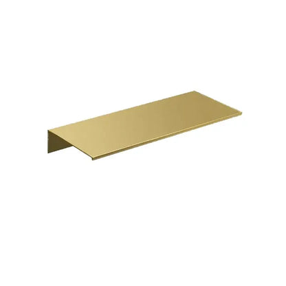 Minimalist brushed gold bathroom shelf wall mounted shampoo rack