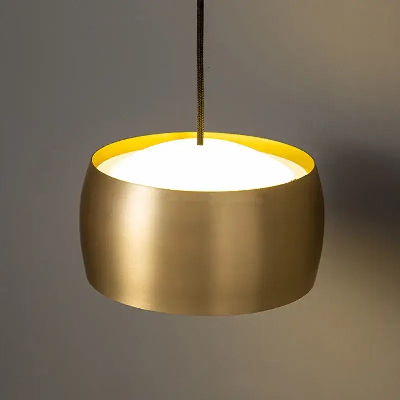 Minimalist brushed gold & matte black wall lamp bedroom reading light