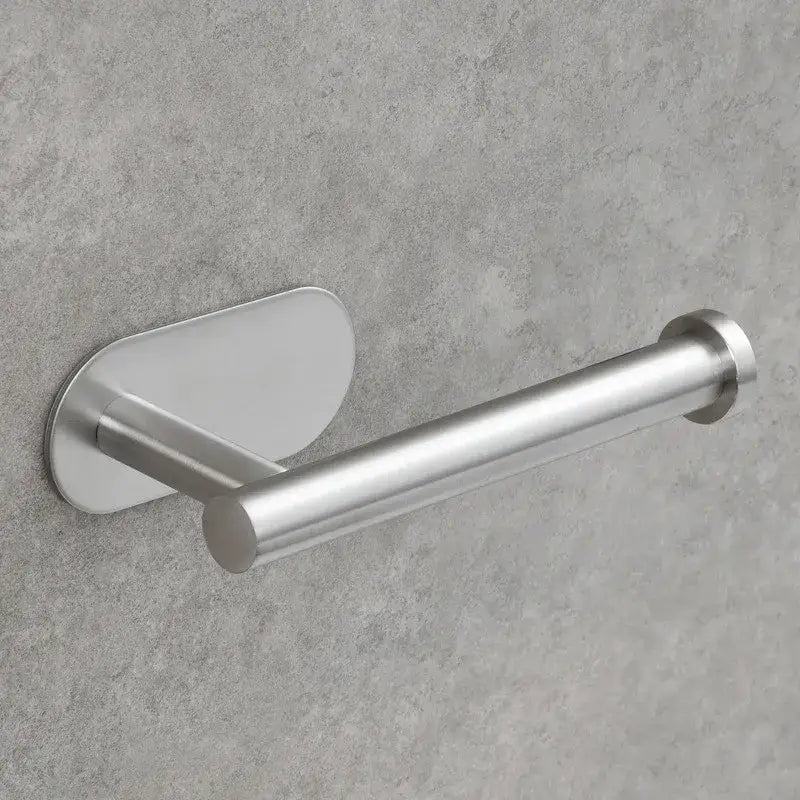 Minimalist brushed gold stainless steel tissue holder bathroom stand