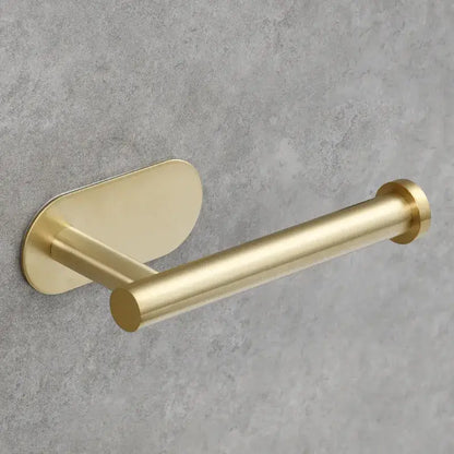 Minimalist brushed gold stainless steel tissue holder bathroom stand
