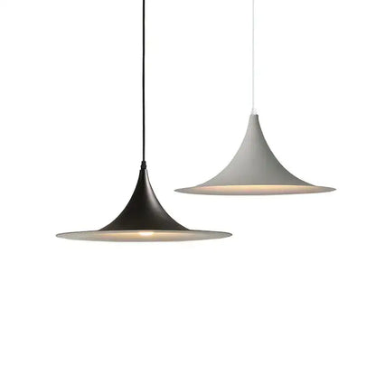 Minimalist copper horn chandelier pendant light for dining room