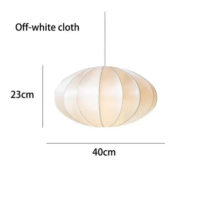 Minimalist cream & black geometric pendant light – dining room