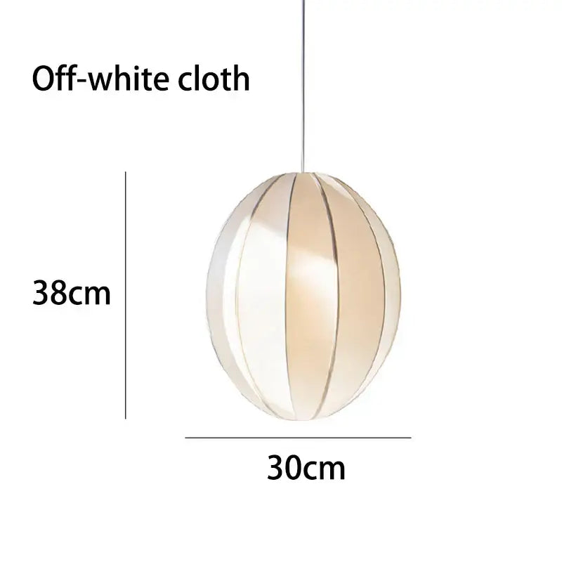 Minimalist cream & black geometric pendant light – dining room