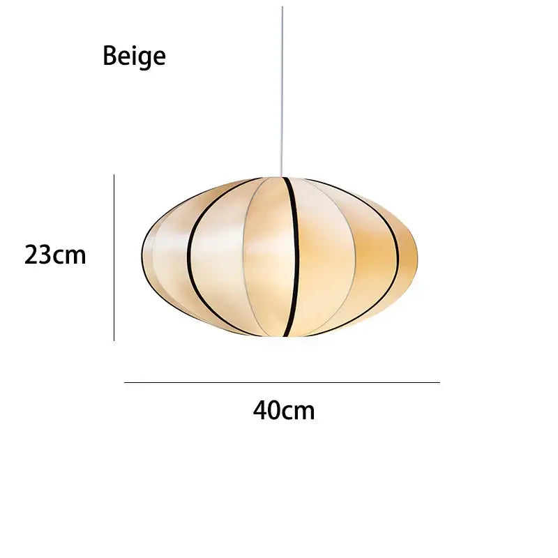 Minimalist cream & black geometric pendant light – dining room