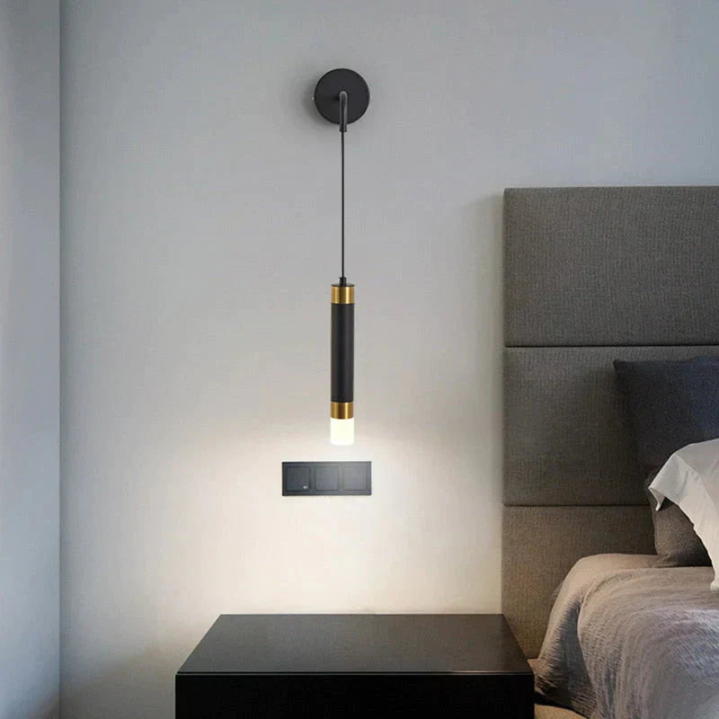DecorBites™ Minimalist Creative Luxury  Bedroom bedside wall lamp with spotlight